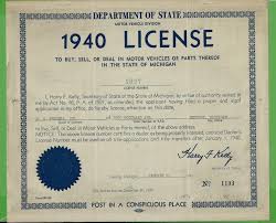 dealer's license