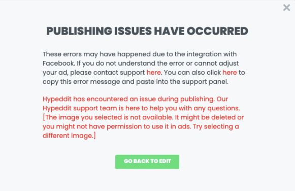 fb ads support
